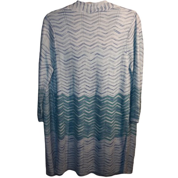 Stripe Pattern Open Front Cardigan🪞⛓️ - Picture 8 of 15